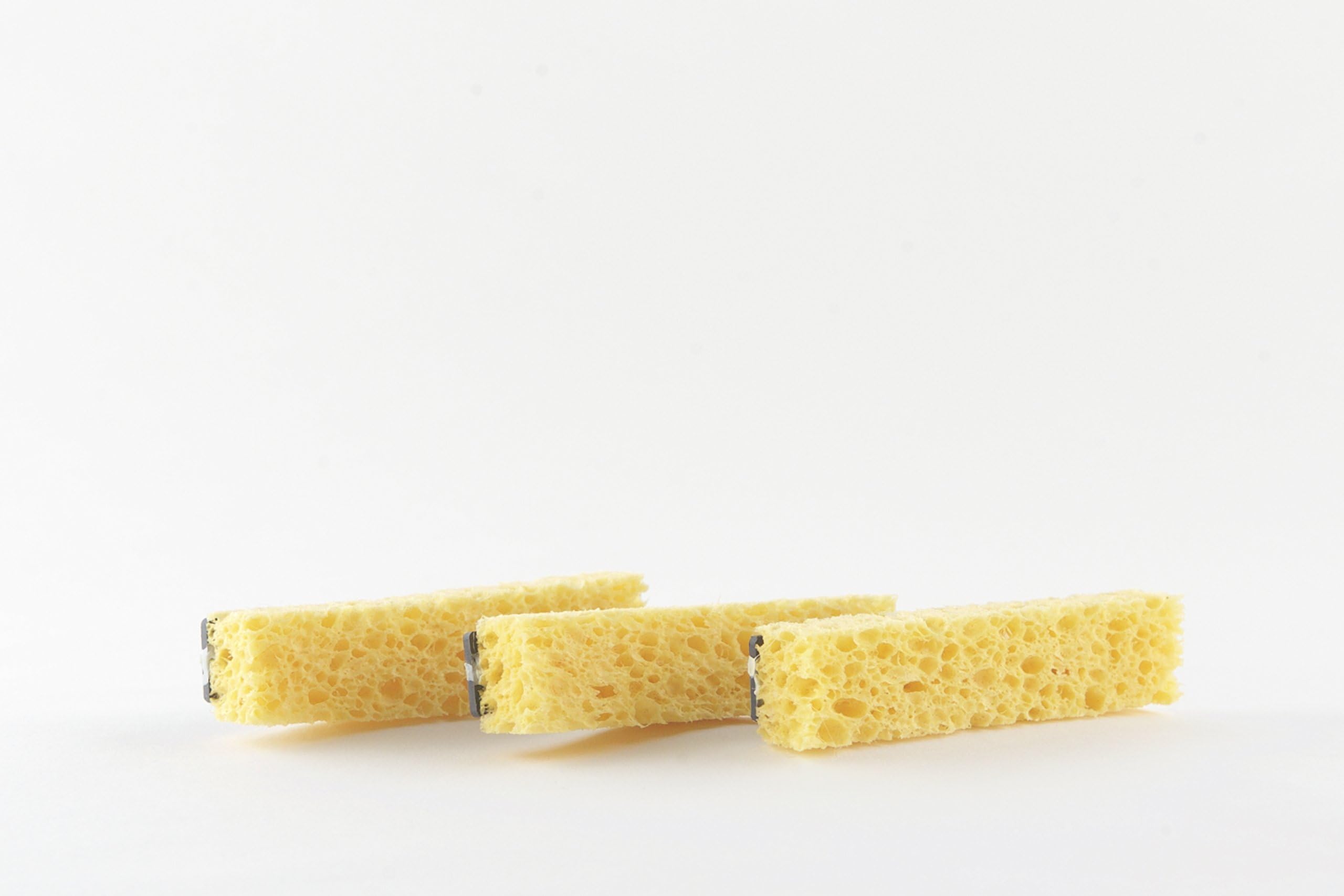 motorcycle visor wash/wipe cleaning/safety system 3-pack replacement sponge