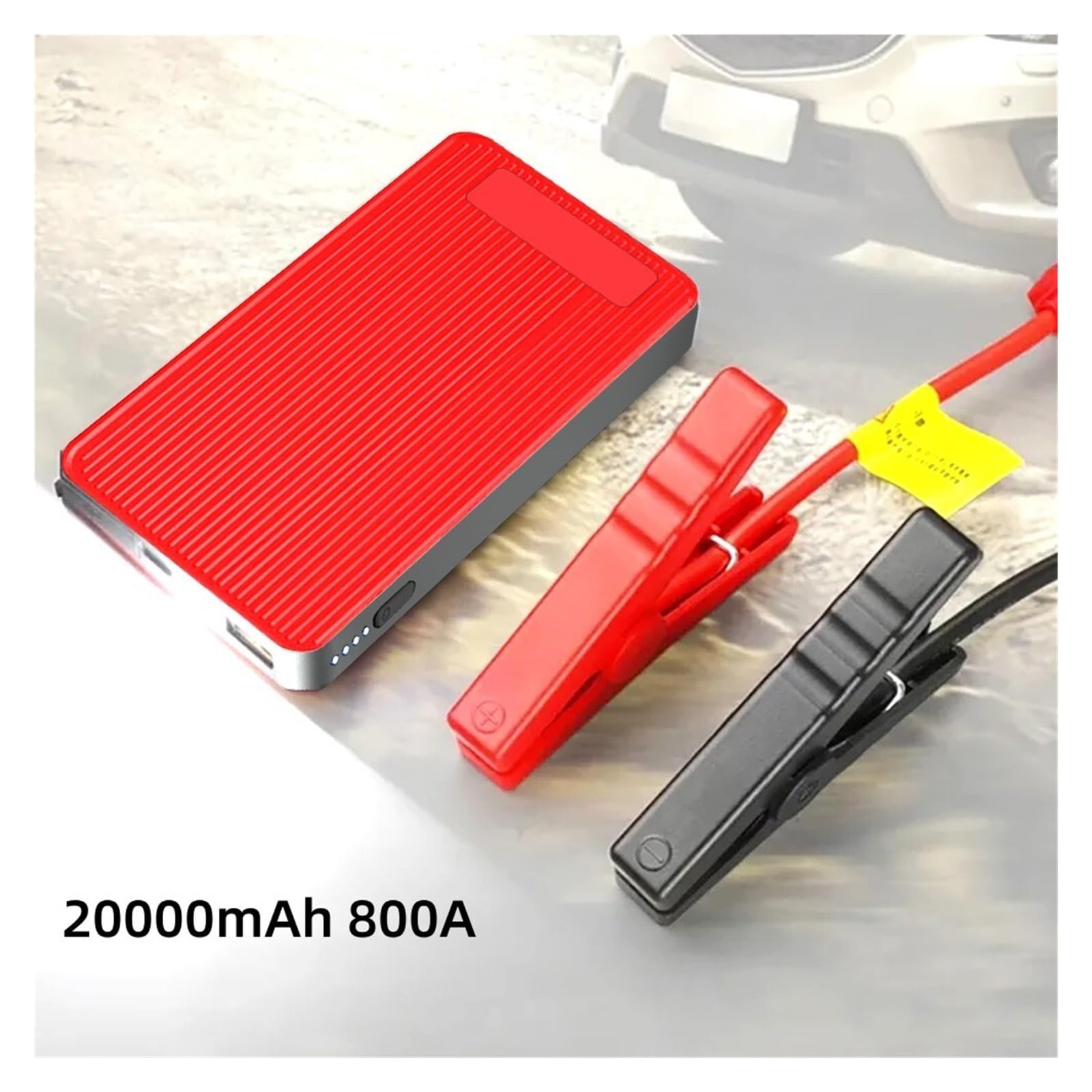 800A 20000mAH High Power Urządzenie Do Uruchamiania Awaryjnego Samochodu Urządzenie Zapłonowe Przenośny Powerbank Awaryjna Ładowarka Samochodowa Booster Buster Cable