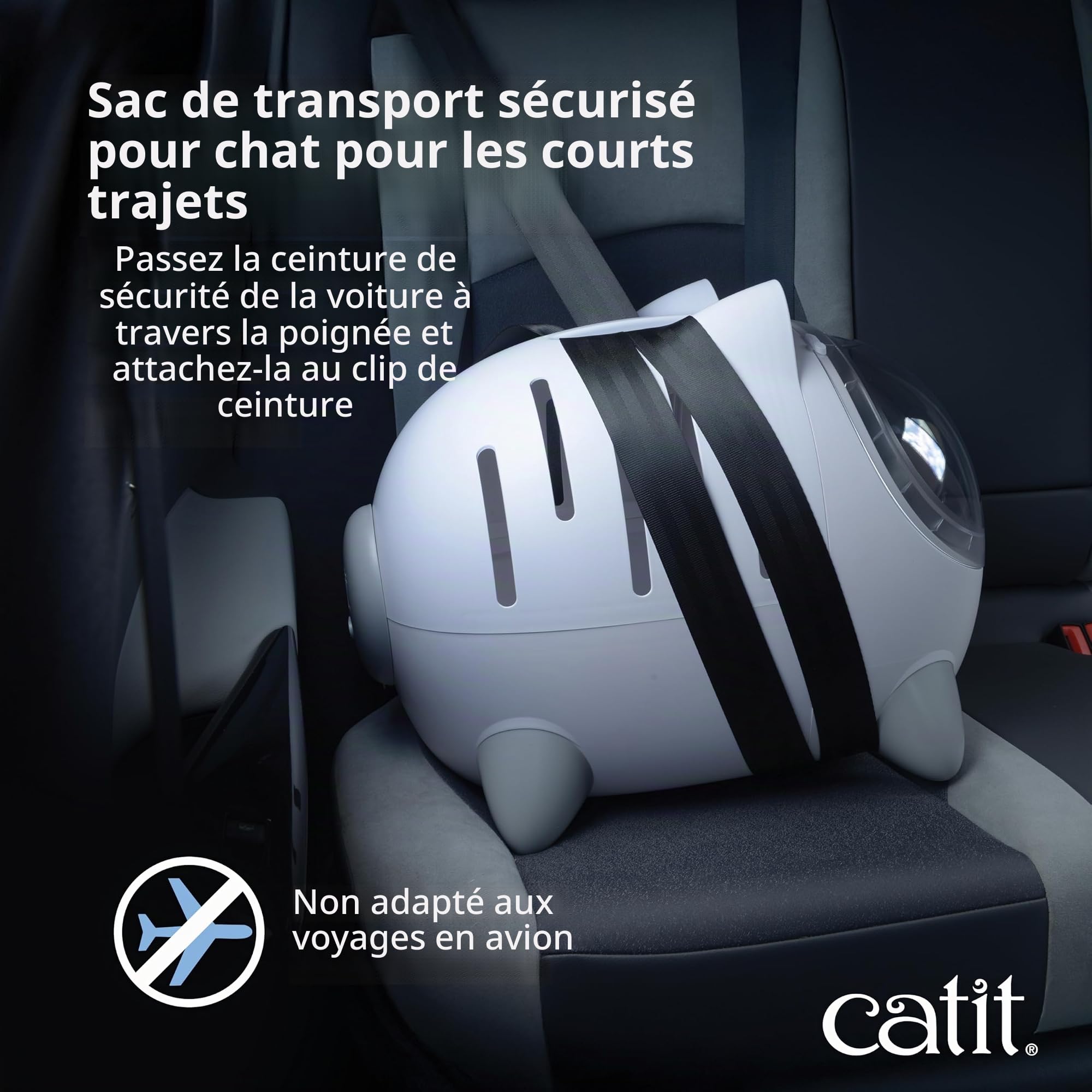 Sac de Transport et lit Catit PIXI Mio