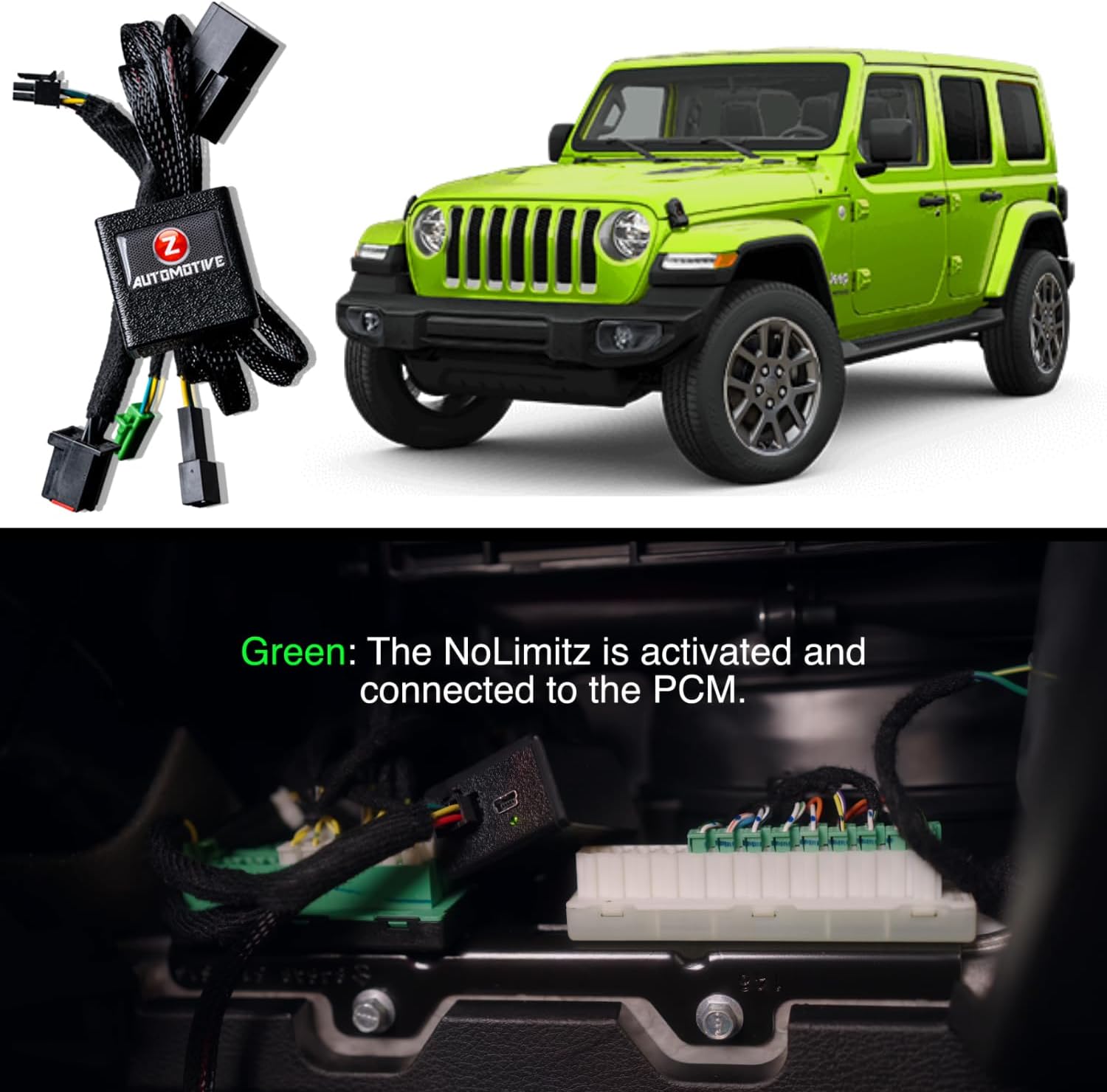 Z Automotive NoLimitz JL Performance Module 2018-2026 Jeep Wrangler JL & Jeep Gladiator JT | Plug & Play Installation | Enables Full Power in 2WD | No Modifications to Vehicle Systems