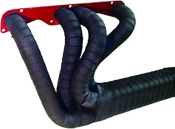 Thermo-Tec 11153 1" X 15 Black Graphite Wrap