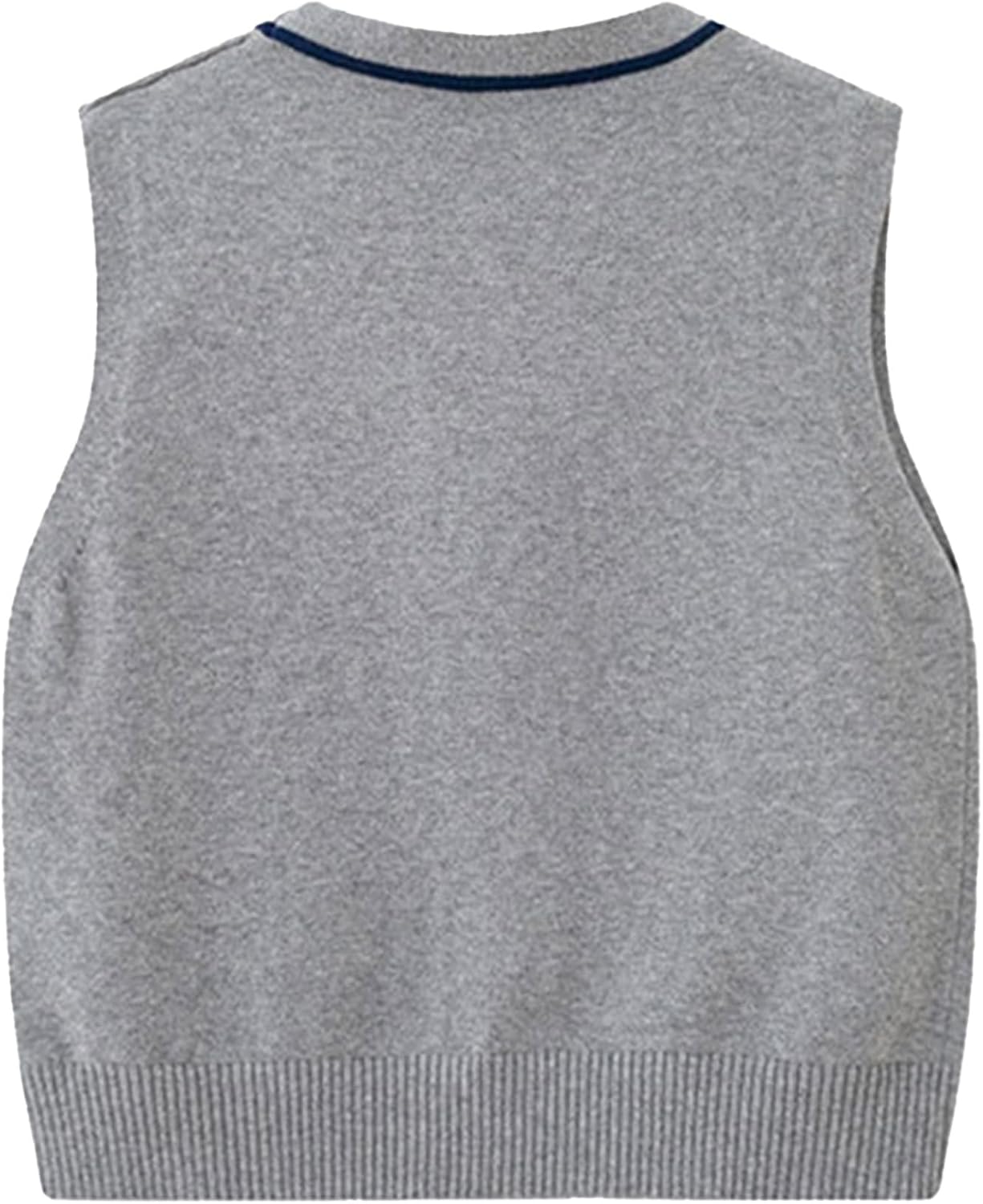 Boys School Uniform Vest Crop Sweater Outwear