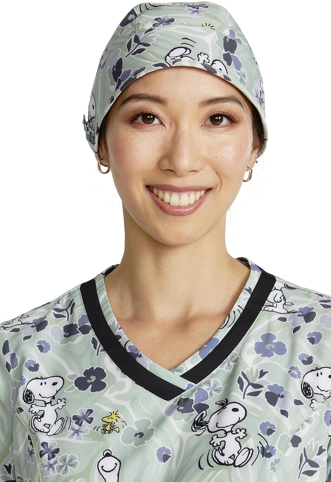 Tooniforms Men & Women Scrubs Hat TF513, One Size, Moves Like Snoopy