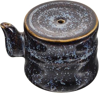 EXCEART Chinese Calligraphy Water Dropper Ceramic Ink Dropper for Brush Painting Ink Grinding Study Desk 2.75 X 1.96 X 1.96 in Water Container