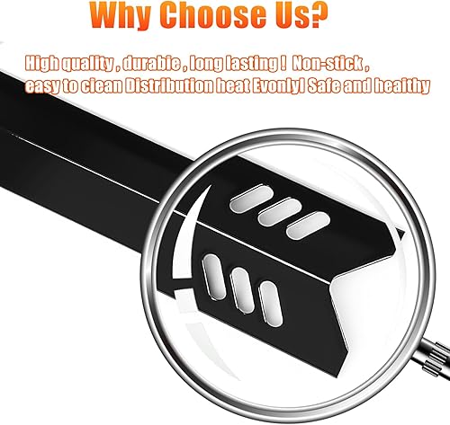 Miniatura 4 de Uniflasy Piezas de repuesto para parrilla Dyna-Glo DGF493BNP DGB494SPB DGB495SDP DGB495SDP-D, Backyard BY14-101-001-02 GBC1460W GBC1461W, tubo de