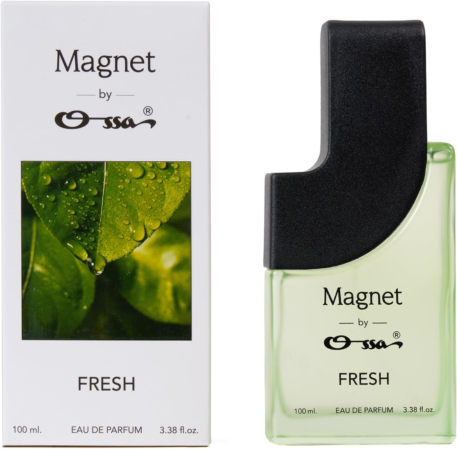 Ossa Magnet Fresh Unisex Eau De Parfum 100ml With Lemon, Patchouli, Cedarwood, Musk, Amber | Premium Long Lasting Fragrance For Men And Women | Excellent for Energizing Days and Uplifting Moments