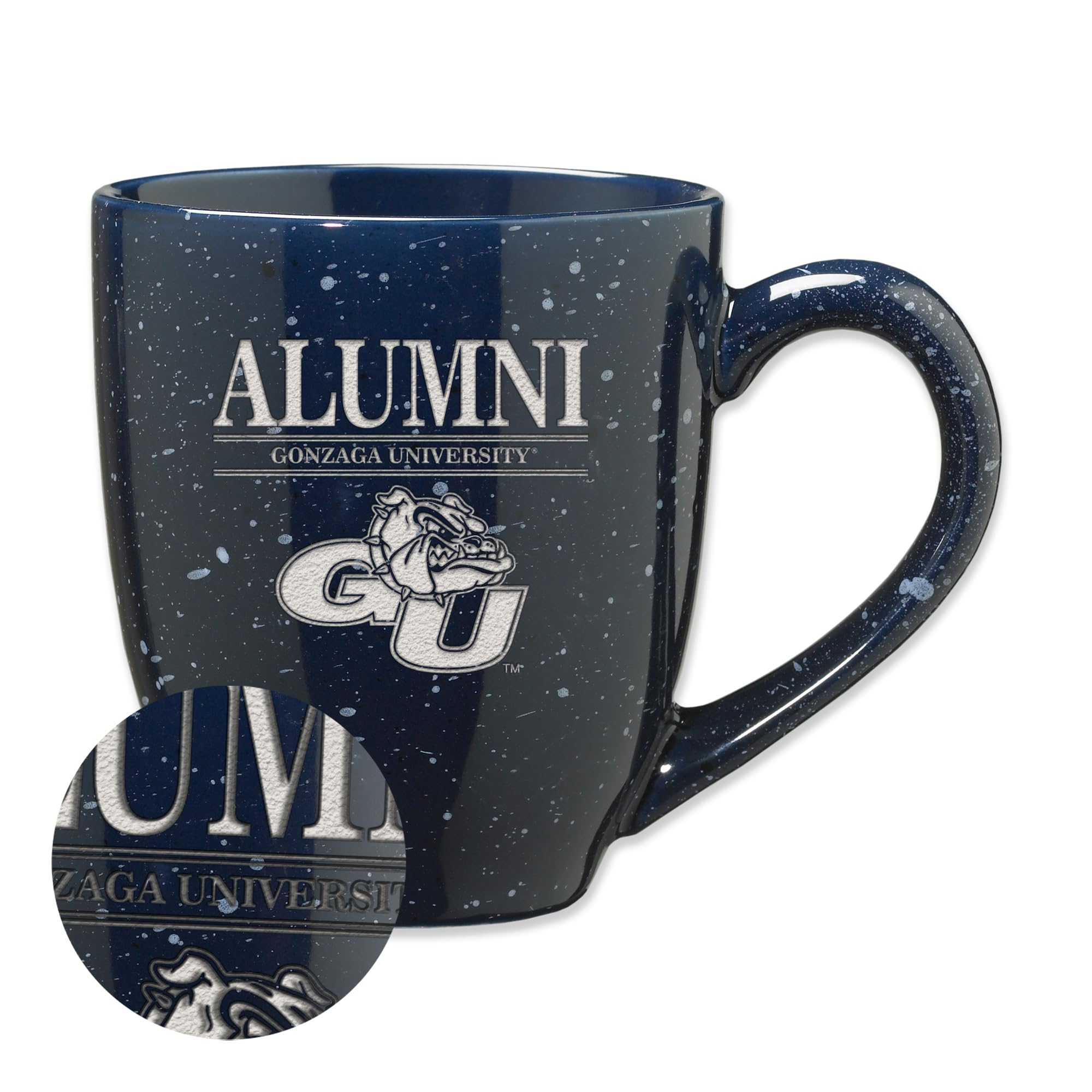 Cadeau pour diplômé avec cette tasse Gonzaga Bulldogs en céramique Rico Industries 473 ml