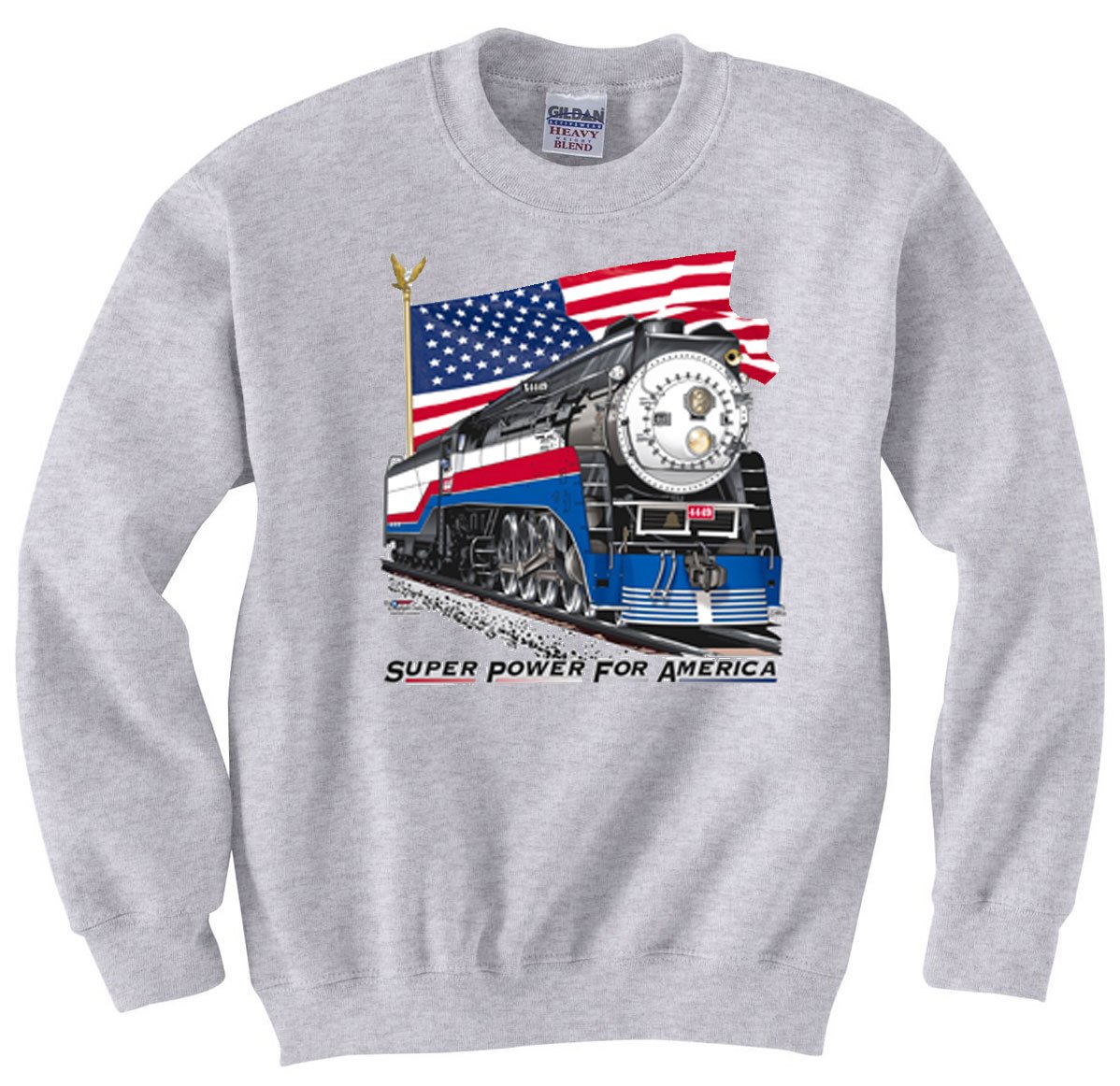 Southern Pacific Daylight 4449 Freedom Train Authentic Railroad Sweatshirt