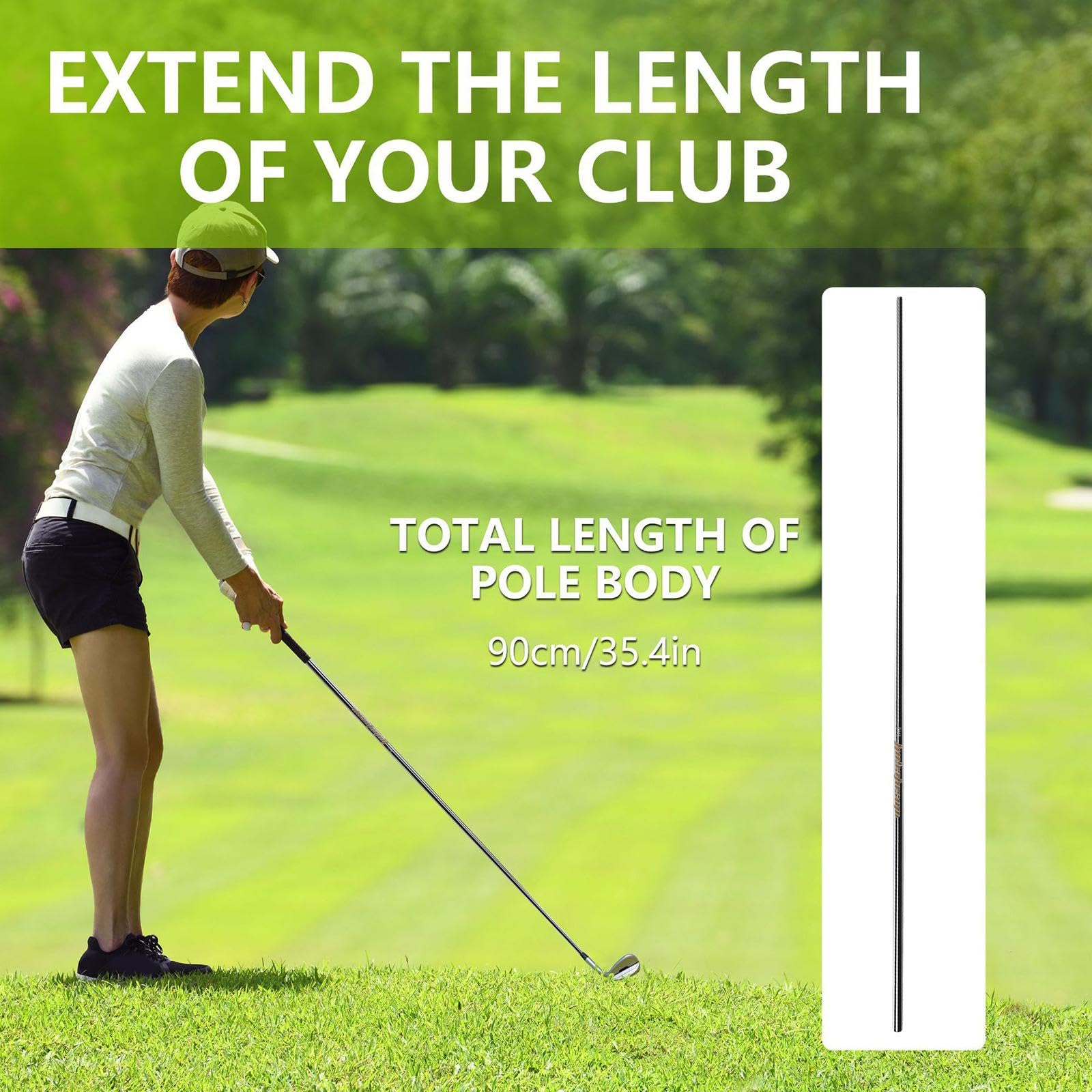 Varilla de Hierro Flex de Repuesto para Entrenamiento, Mejora La Velocidad del Swing, Práctica, Equipo de Golf Portátil, Varillas de Hierro de