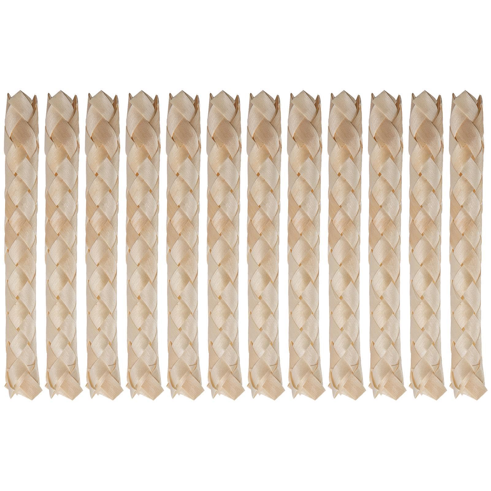 Juguetes masticables para loros, tubo hueco tejido de madera, tejido de virutas de madera natural, seguro e inodoro, disfruta de la diversión, un buen compañero para pájaros, adecuado para pájaros