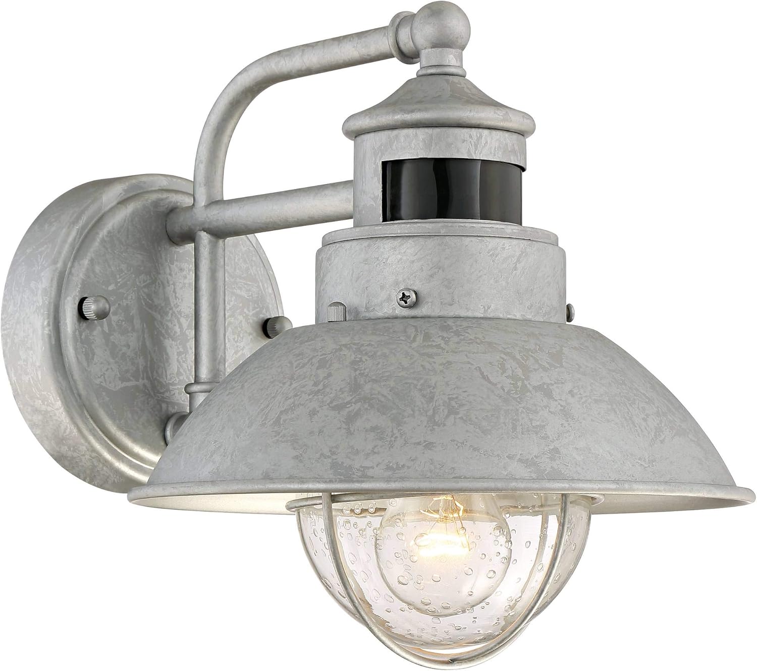 Exclusive Discount 60% Price Oberlin Farmhouse Industrial Outdoor Wall Light Fixture Galvanized Finish 9 Motion Security Sensor Dusk to Dawn for Exterior House Barn Porch Patio Outside Deck Garage Front Door - John Timberland Up To 60% OFF Oberlin Farmhouse Industrial Outdoor Wall Light Fixture Galvanized Finish 9 Motion Security Sensor Dusk to Dawn for Exterior House Barn Porch Patio Outside Deck Garage Front Door - John Timberland