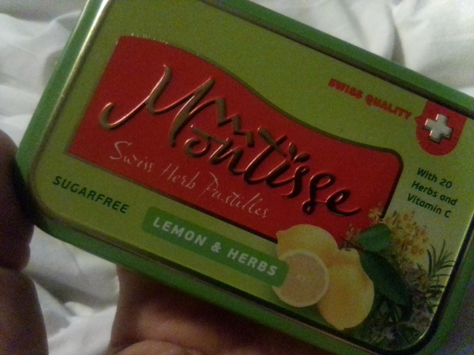 Montisse Swiss Herb Pastilles Soothing Cough Drops for