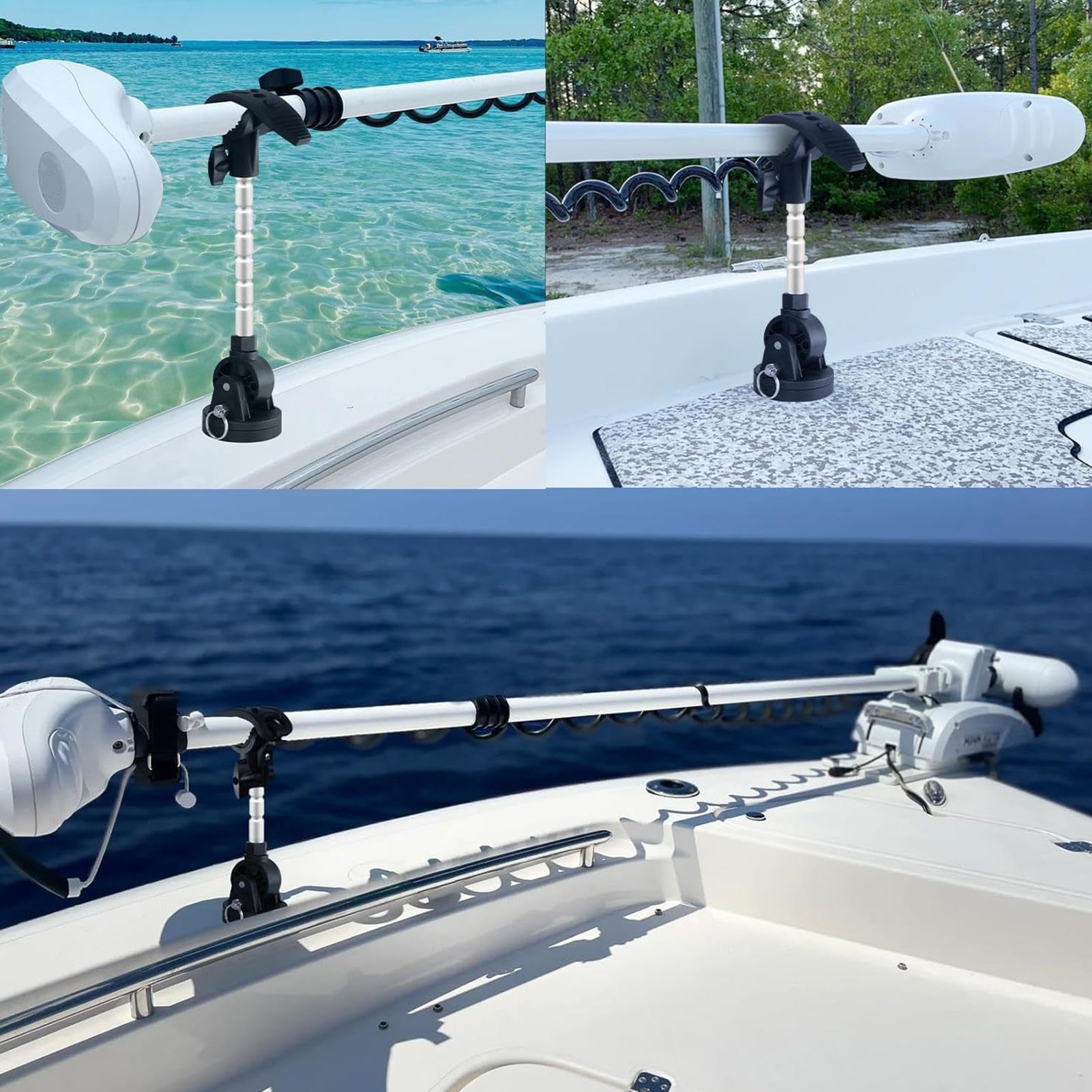 Supporto Stabilizzatore Motore Da A Tradina | Stabilizzatore Per Motore Da Traino Con Supporto,Accessorio Nautico Universale Barca Campeggio Auto Kayak E Yacht