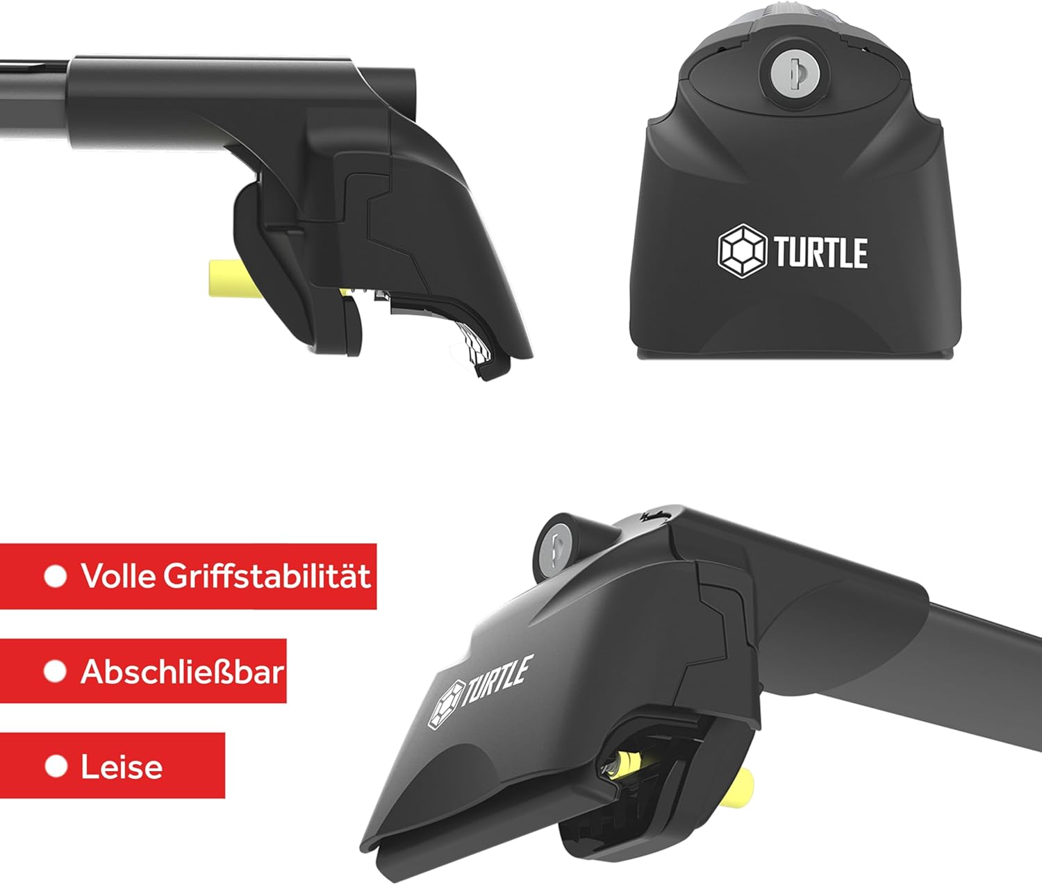 TURTLE Compatible with Volvo Xc60 2018-2024 Air2 roof Rack | Black