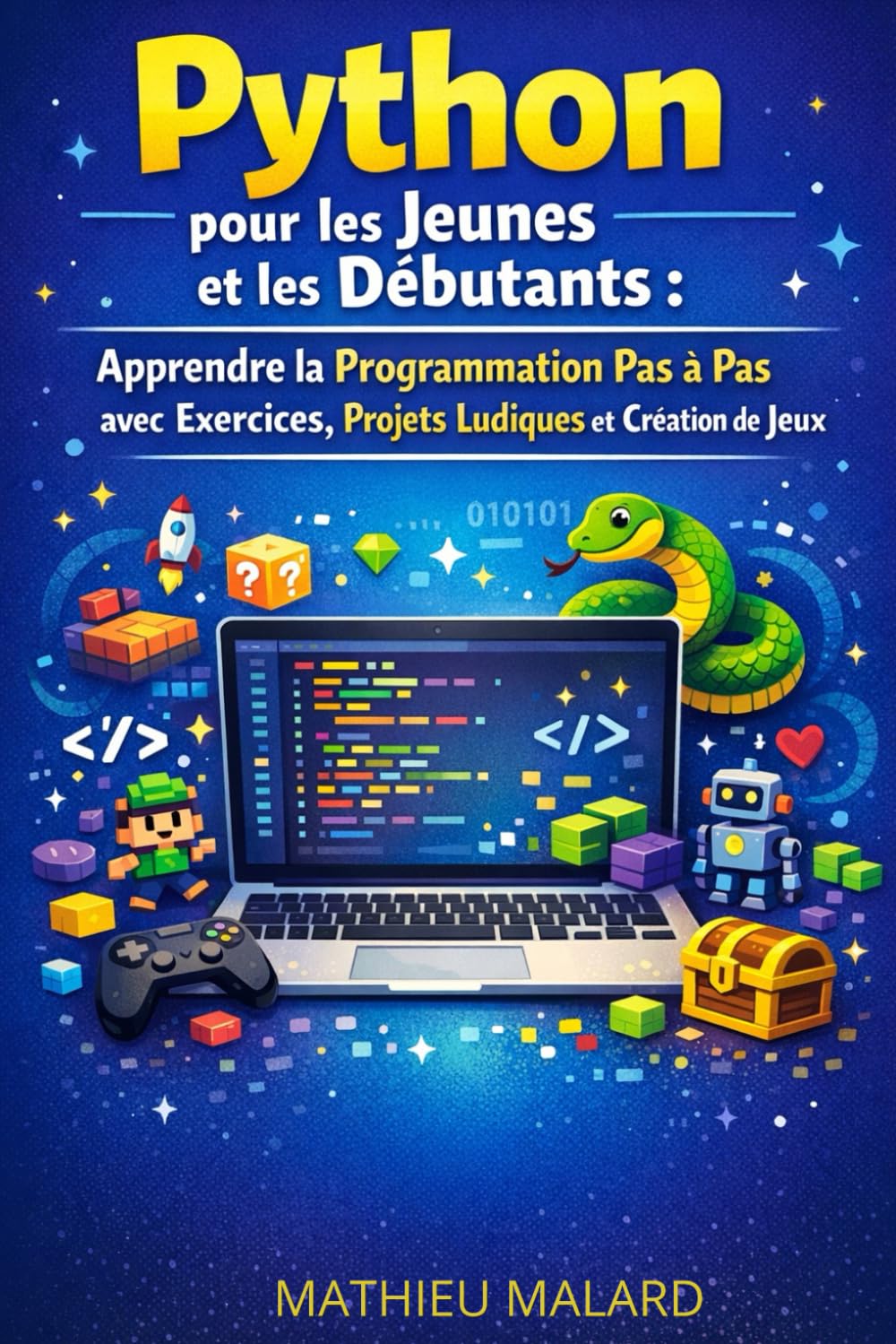 Python pour les Jeunes et les Débutants : Apprendre la Programmation Pas à Pas avec Exercices, Projets Ludiques et Création de Jeux: La bible ultime ... Apprendre Python et Créer des Jeux Vidéo)