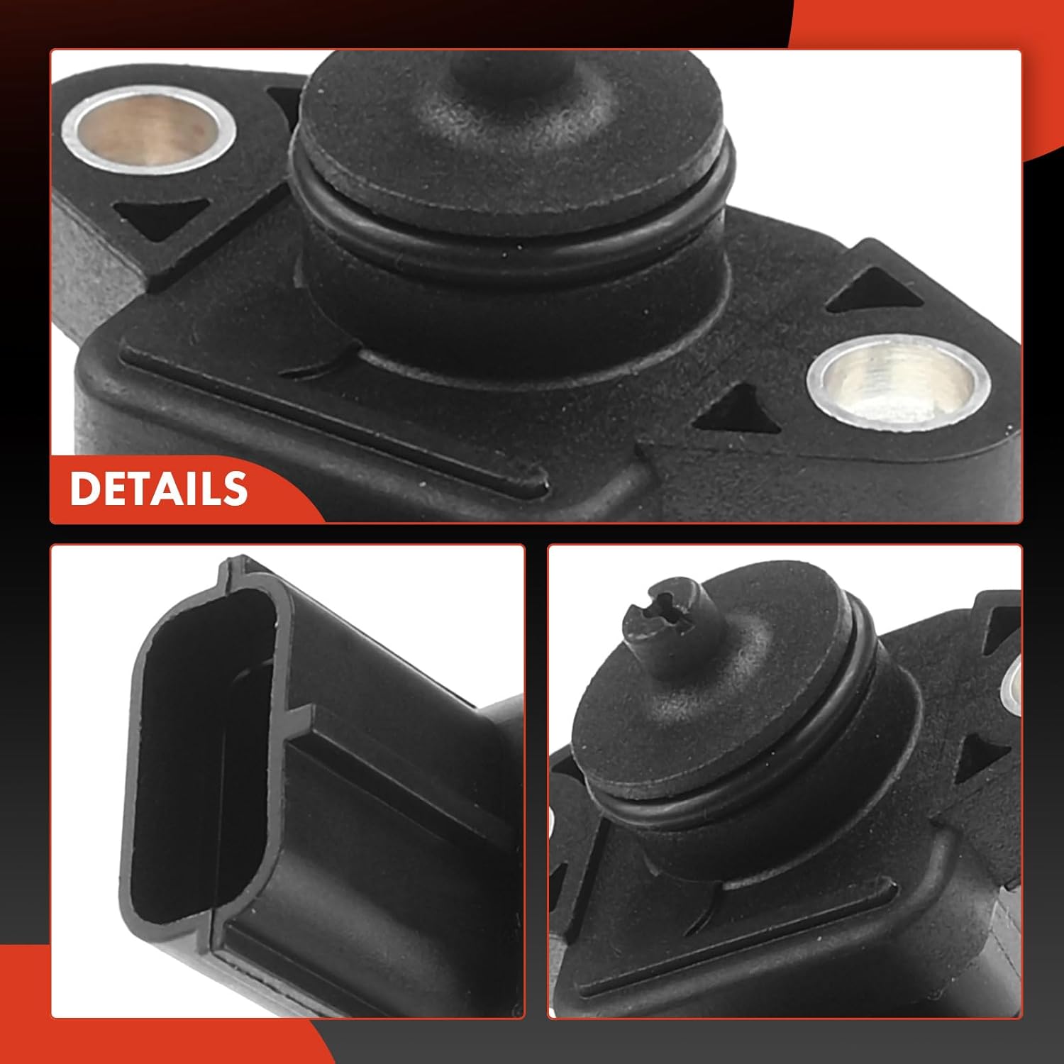 A-Premium Manifold Absolute Pressure Map Sensor Compatible with Chevrolet Tracker 2001-2004 Suzuki Aerio 2002-2007 Grand Vitara 2001-2007 XL-7 2002-2009