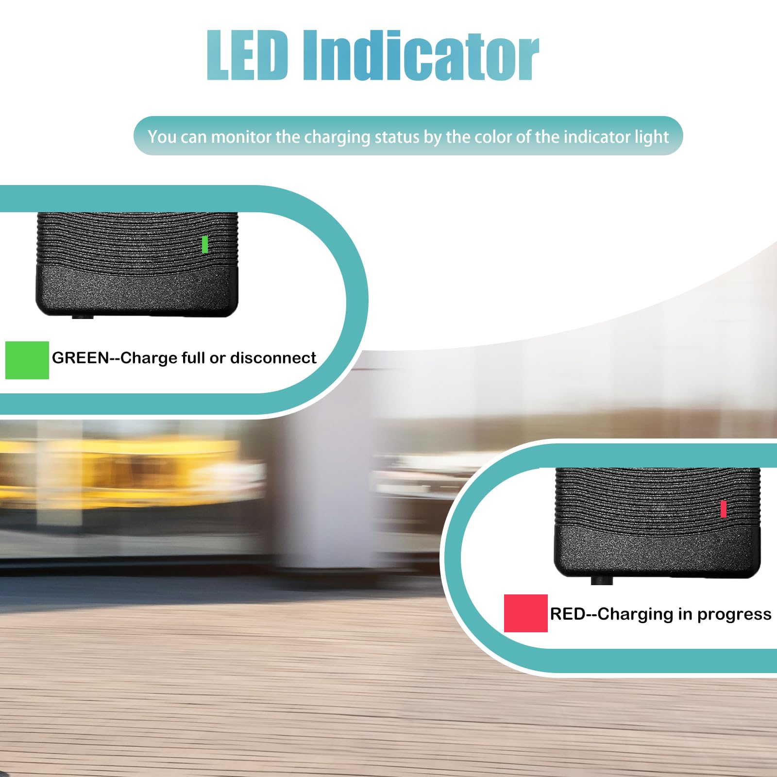 60 Volt 3.0 Ampere Schnell-Ladegerät 3-Pin Blei-Säure-Batterie-Ladegerät für 60V 20AH 32AH AGM Gel SLA Big Electric Scooters & E-Bikes, eWheels EW-52 EW-54, Go-Karts, Big Toys, MotoTec 3A Fas