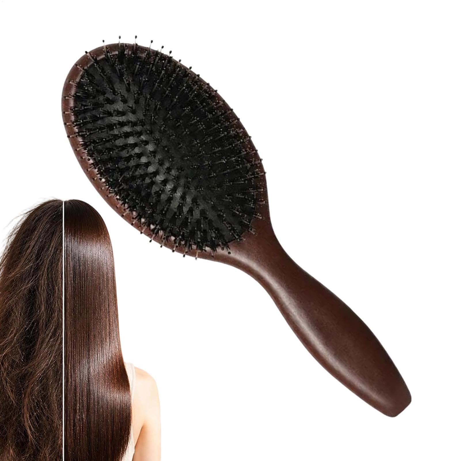 Damen-Haarbürste Frizz-Kontrolle, glättender Pflegekamm mit Luftkissen | Anti-Frizz-Bürste gegen Frizz Für Hotel, Studentenwohnheim, Apartment, Badezimmer, Duschbereich, Zuhause und