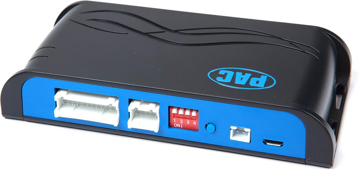 Nahoru view of PAC AmpPRO AP4-CH41 module showing input connectors and dip switches