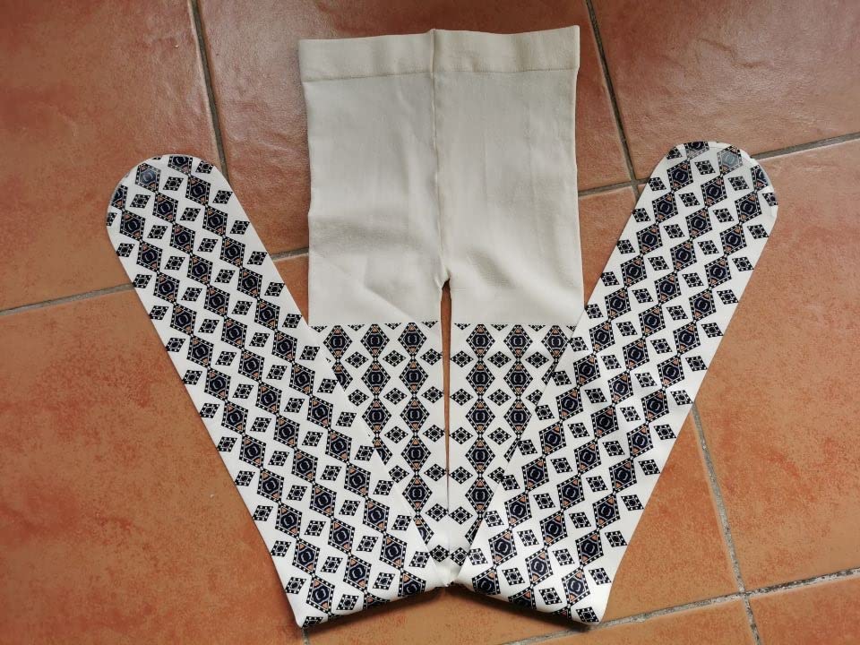 Image of Sahabowi Women Tights, Sheer High Waist Pantyhose, Vintage Control Top Stockings, Siwa 4