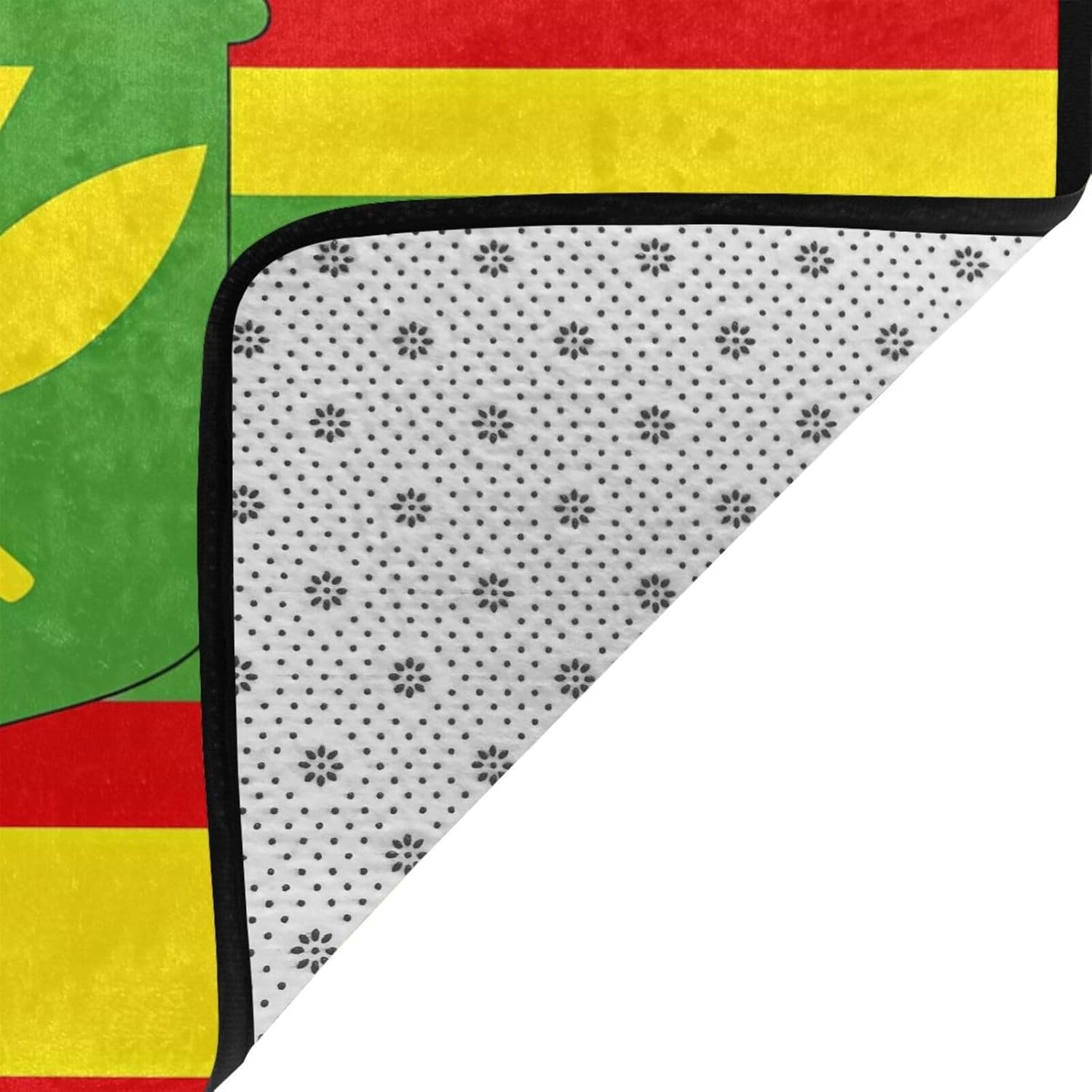 Native Hawaiian Flag Prints Anti-Slip Floor mat Carpet Rug 72"x48" for Living Room Office Coffee Table Bed Balcony