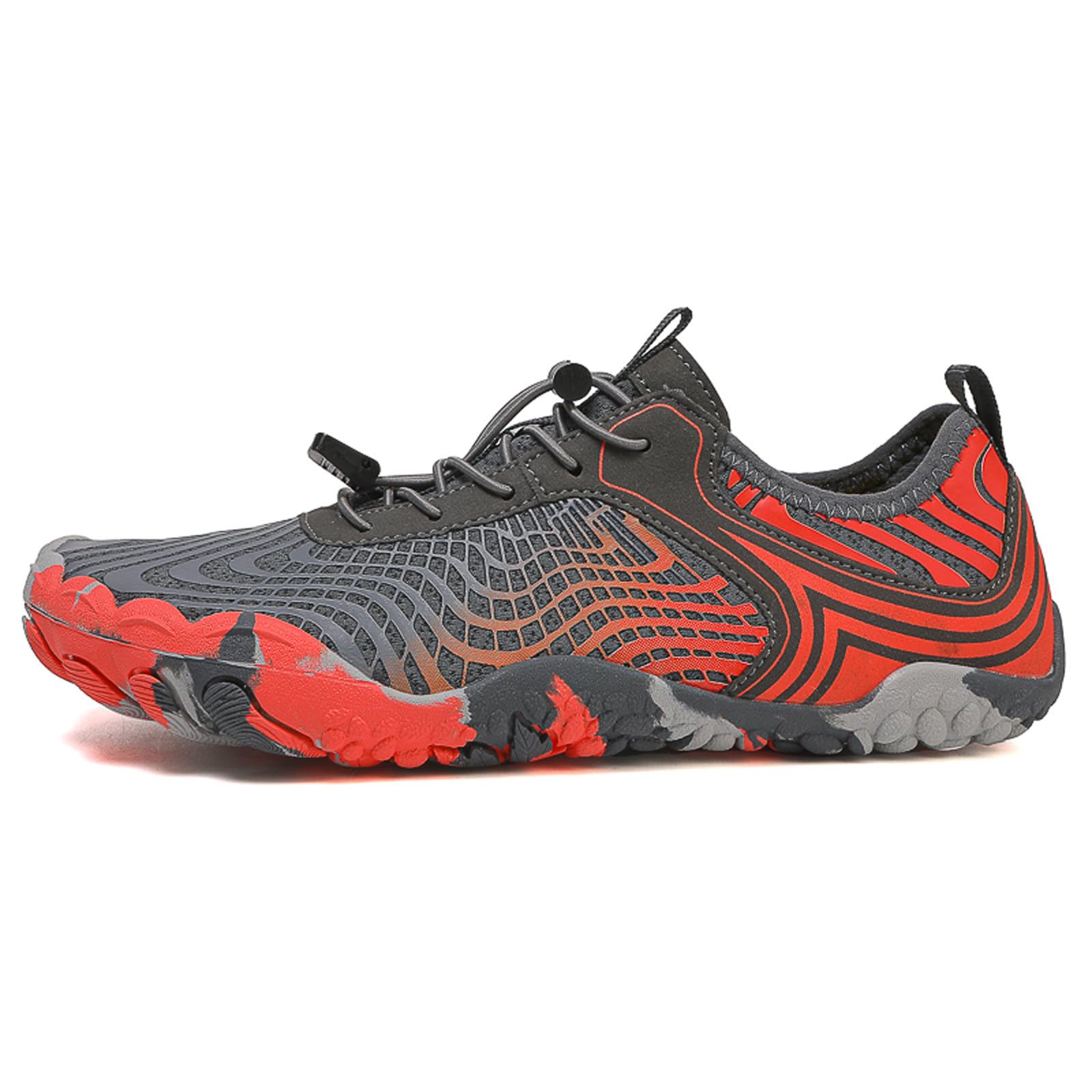 Scarpe Scoglio Uomo Scarpette da Scoglio Donna Spiaggia Barca Mare Lago Scarpine per Entrare in Acqua Trasparenti Ciabatte Fiume di Gomma Il Pelle Acquatiche Sassi 46 Shoes Plastica Trekking