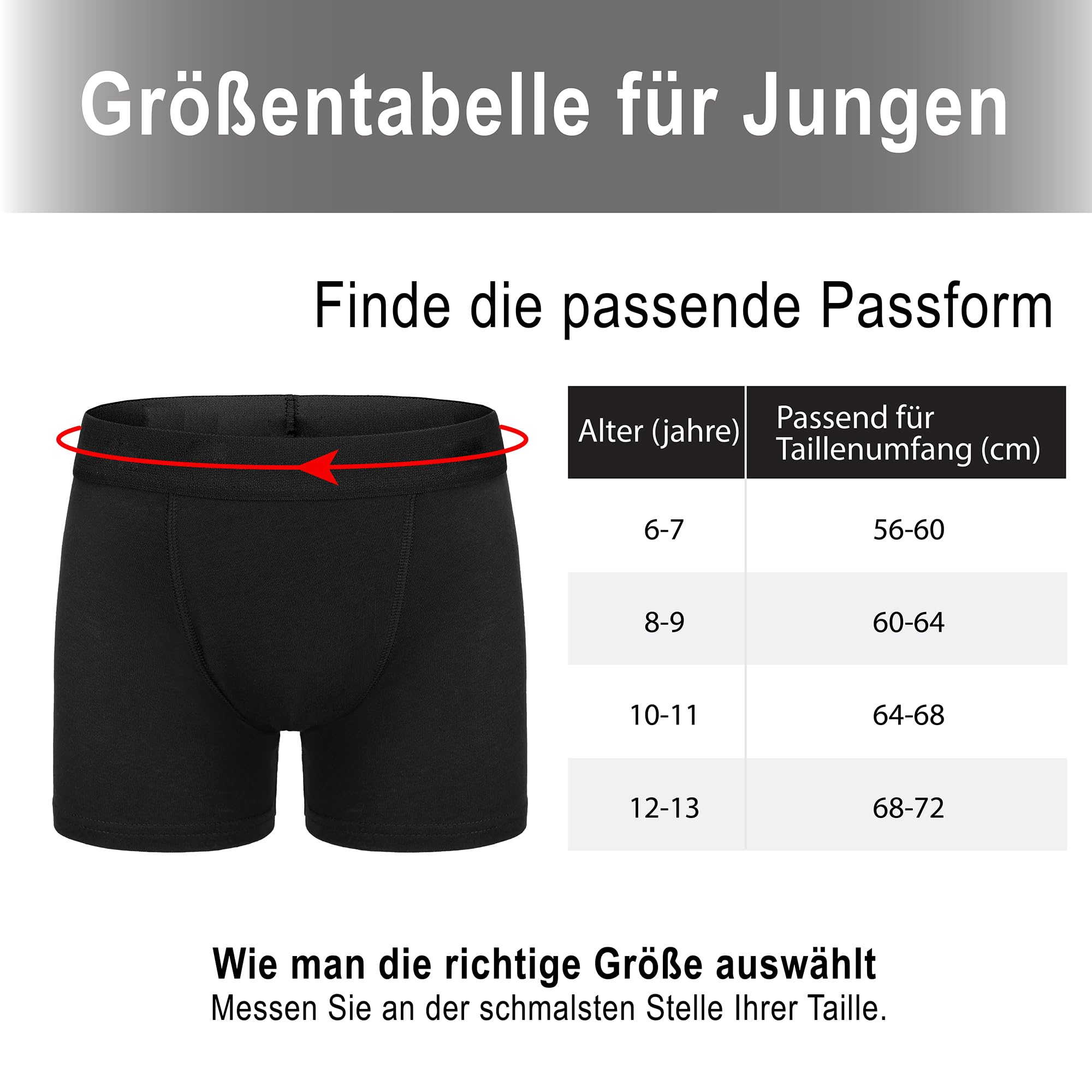 The Essentials Wardrobe Jungen 5er-Pack Boxershorts Trunks Weiche Atmungsaktive Unterwäsche mit 4-Wege-Elastan-Stretch Camouflage Gaming Design Bunt Größe 6–13 Jahre