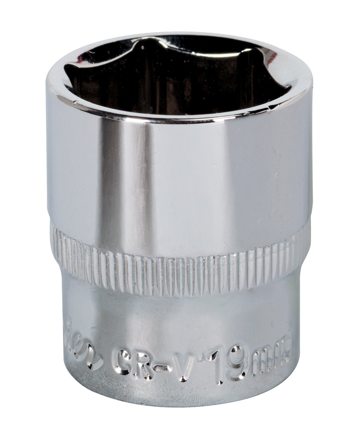 Sealey Walldrive Socket 19mm 3/8" Square Drive Fully Polished Finish Tool Sp3819
