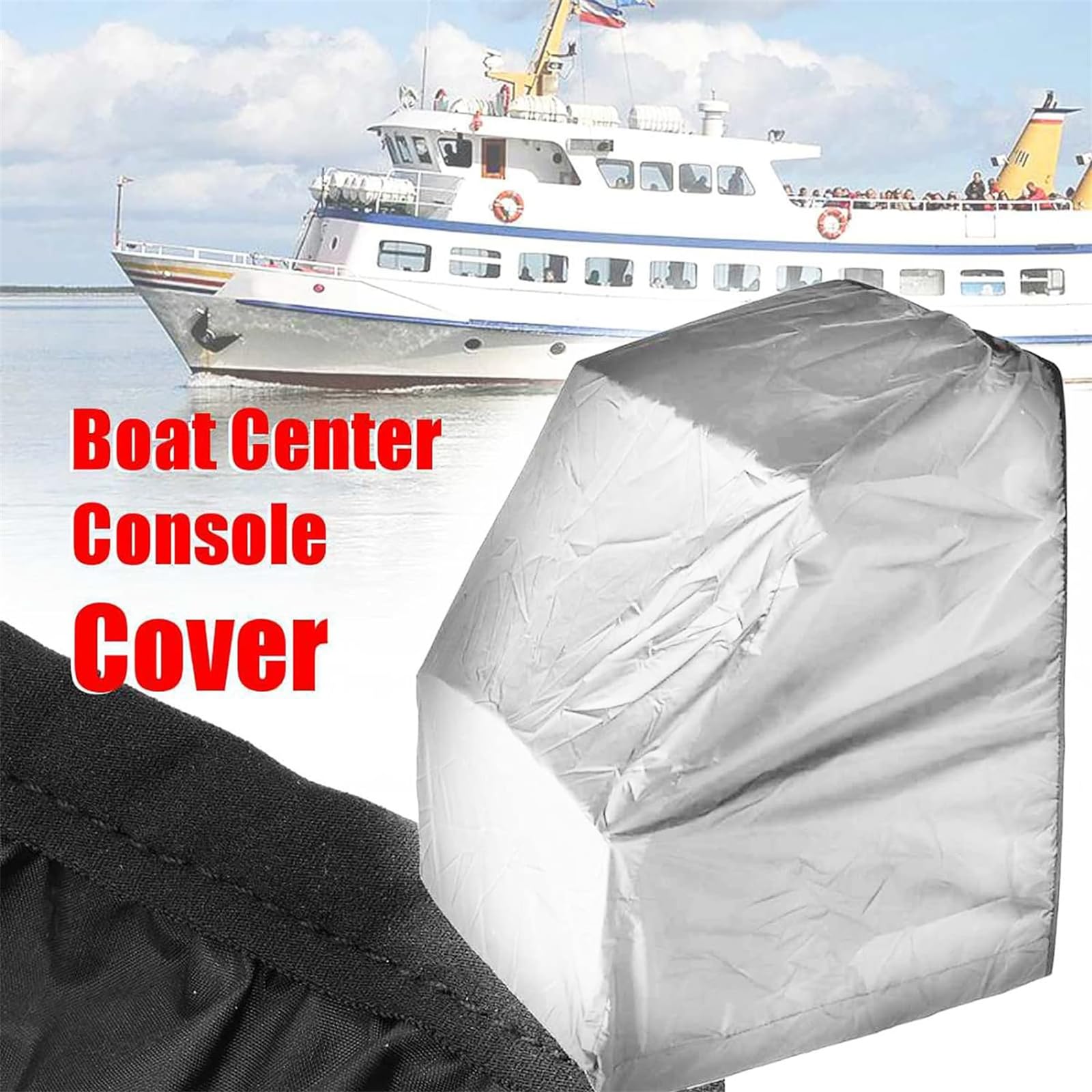 Copertura Resistente per Console Centrale per Barche 210D, Impermeabile,Tela di Poliestere di Grado Marino