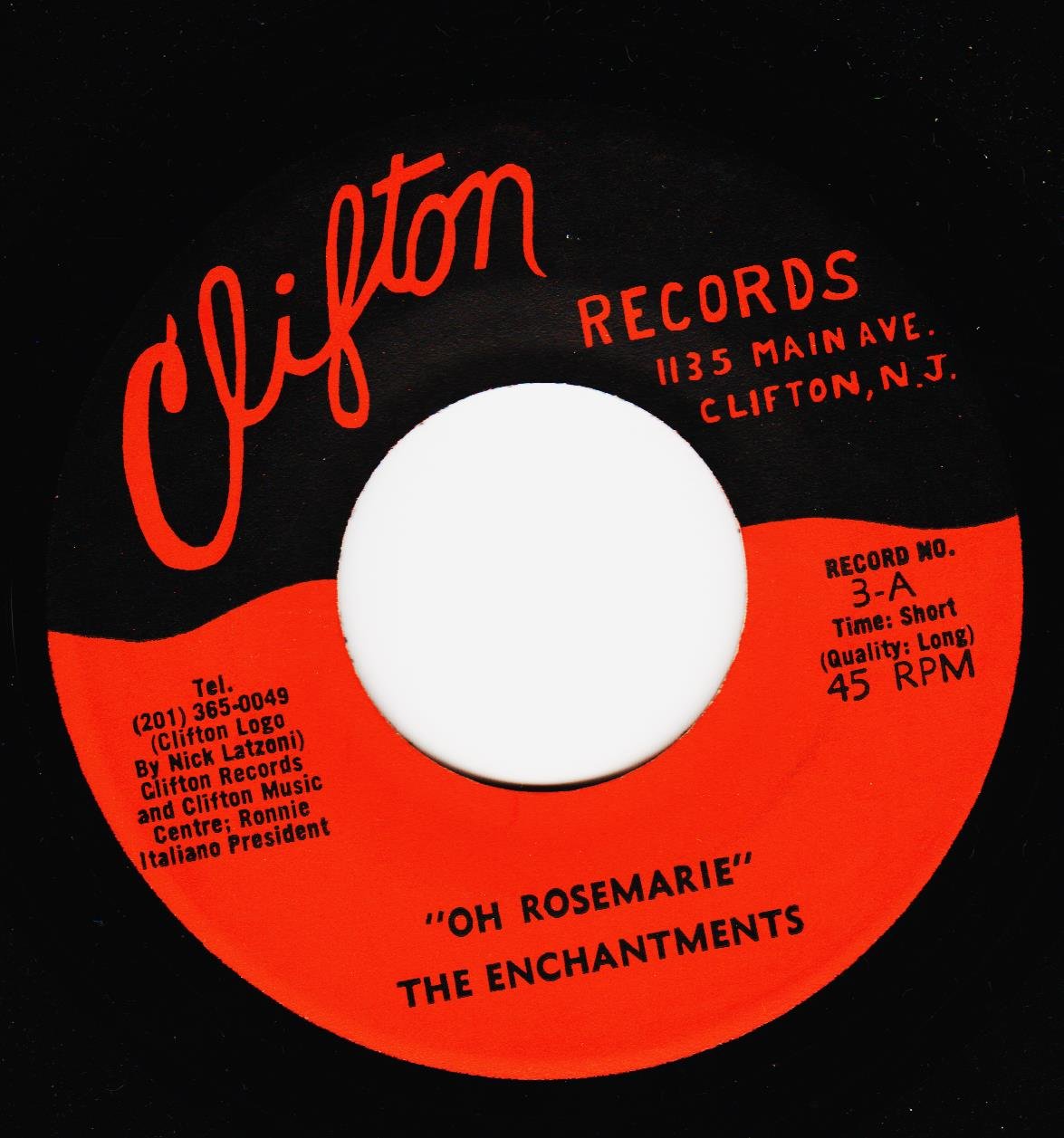 oh rosemarie / juke box saturday night 45 rpm single Music