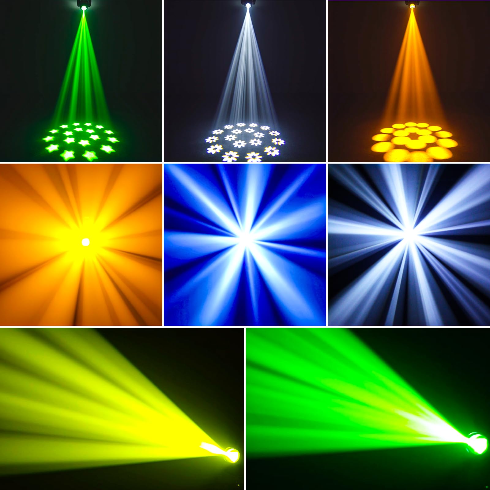 100W Teste Mobili RGBW LED Moving Head Beam DMX Pinspot effetto Luci Discoteca con 18 prisma 11/13 CH per DJ Party Club Bar illuminazione Palcoscenico Nave dalla Germania