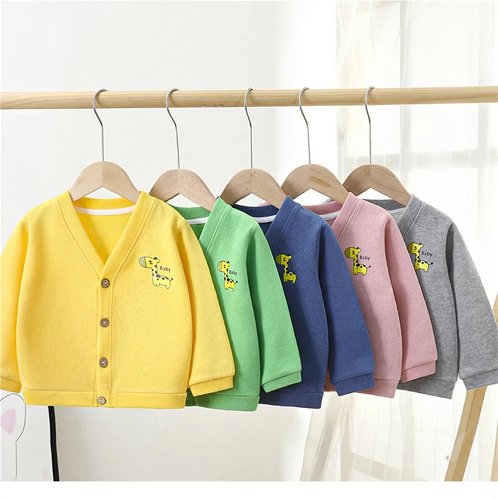 Suéter de Chaqueta de Punto for niños - Cárdigan de Punto de Dibujos Animados for niños y niñas, Todas Las Estaciones (1-12 años)