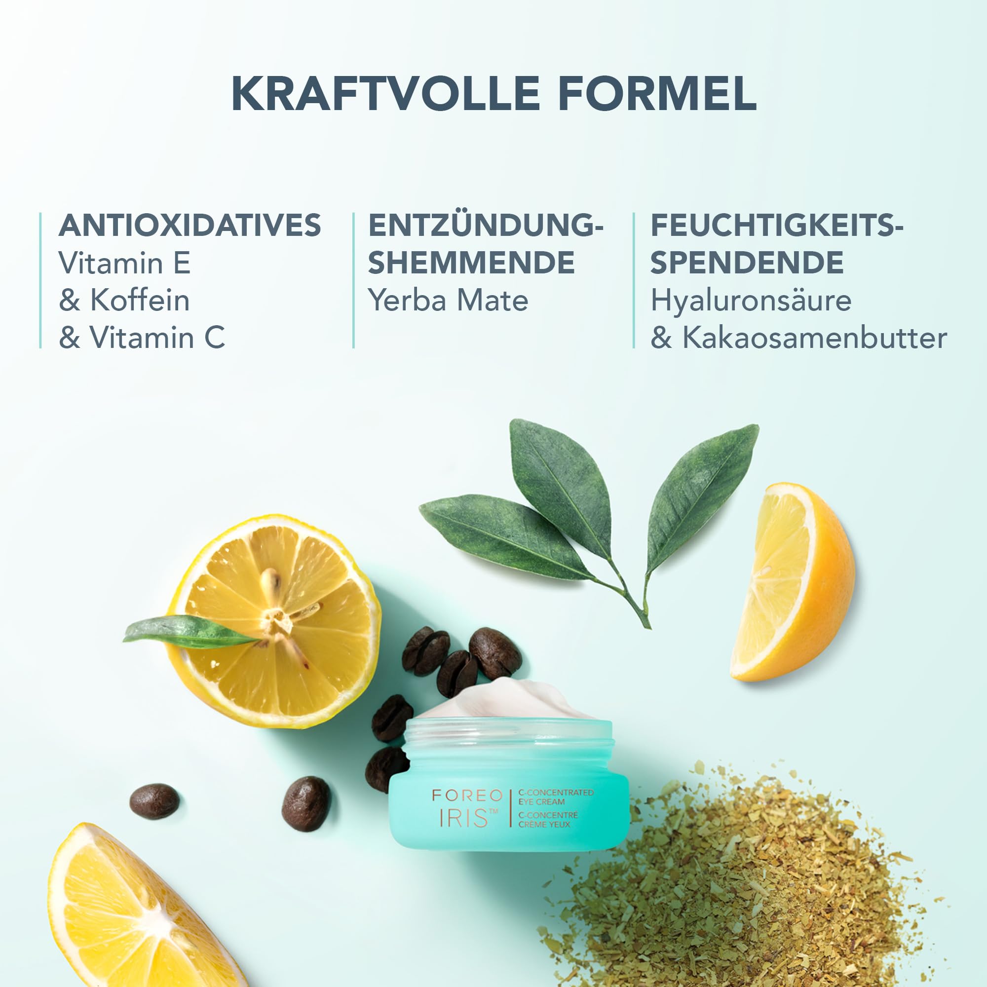FOREO LED to Lovely UFO 3 LED Set - Masken-Hautpflegegerät + 14 UFO-aktivierte Masken + IRIS Aufhellende C-Konzentrat-Augencreme, 15 ml - Pflege