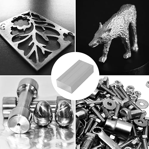 Miniatura 7 de 4 PCS 4 pulgadas, barras de aluminio, barra de aluminio cuadrada, stock de barra de aluminio, por GENHAKON