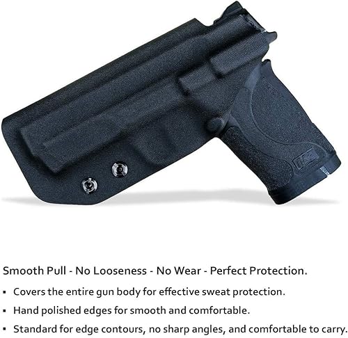 Miniatura 8 de Funda para pistola IWB KYDEX para Glock 19 17 26 43 43X - Taurus G2C G3C - Sig P365 P320 - S&W M&P Shield 0.354in 380 EZ Bodyguard 380 SD9 VE SD40