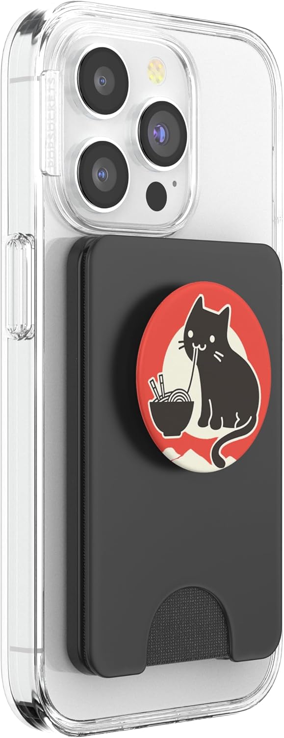 Japanese Kawaii Neko Ramen/Cute Cat Anime Gift PopSockets PopWallet for MagSafe