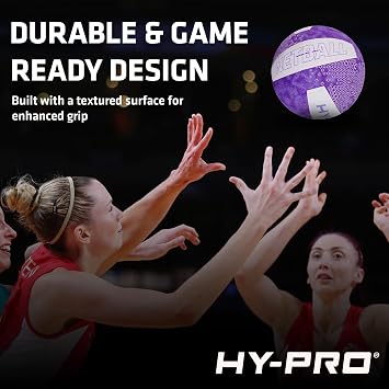 Hy-Pro Nova Netball Size 5 - with Enhanced Grip & Stylish Design
