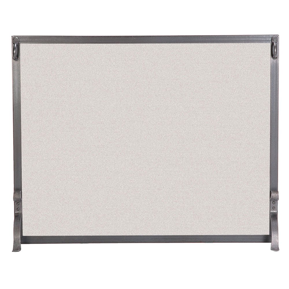 PilgrimHome and Hearth 18285 FGN Series Forged Iron Fireplace Screen, Vintage Iron