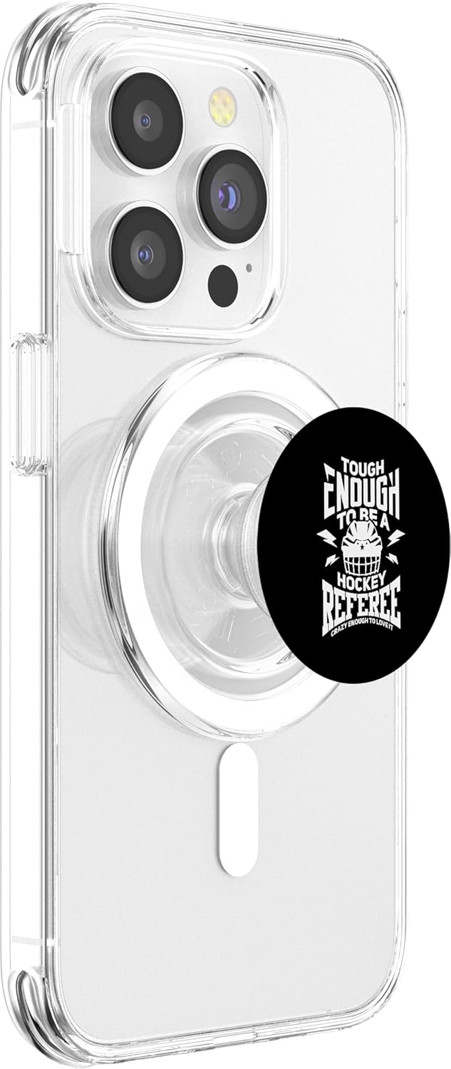 Ice Hockey Referee - Hockey Ref PopSockets MagSafe PopGrip for iPhone