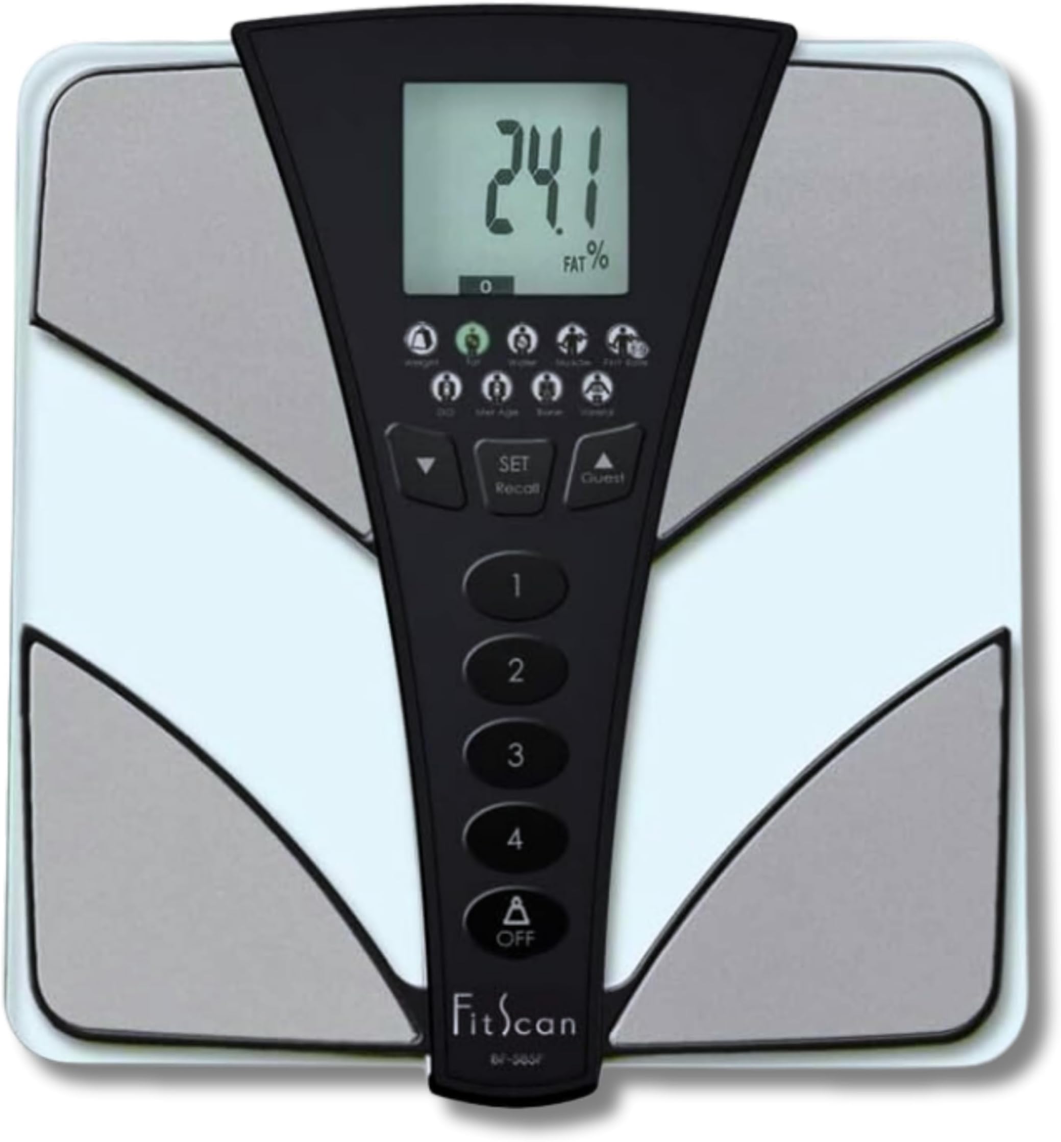 FitScan BC-585F - Japan Technology Multi-Frequency Body Composition Monitor - Smart Digital InBody Scale with Fat, Muscle Mass, BMI, Caloric Intake, Metabolism, and Visceral Fat Tracker