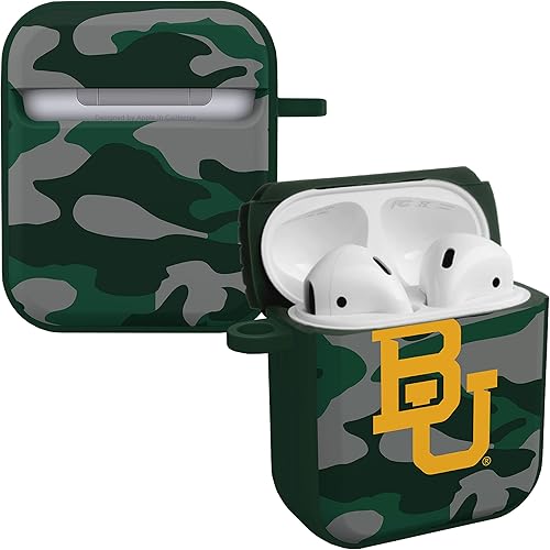 AFFINITY BANDS Baylor Bears Camo HDX - Funda compatible con Apple AirPods Generaciones 1 y 2