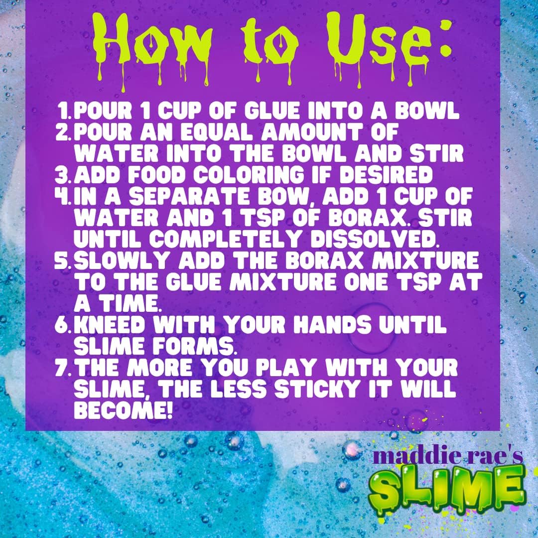 Maddie Rae's Extra Thick White Slime Glue- 1 Gallon Bulk Jug Value Size- Non Toxic, Washable All Purpose Liquid Glue, Crystal Clear Formula for Slime Making Kits, Classroom Arts & Crafts Supplies