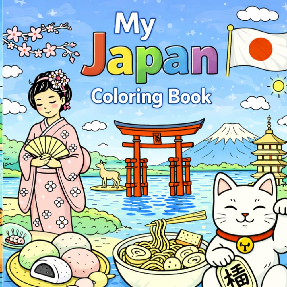 My Japan Coloring Book