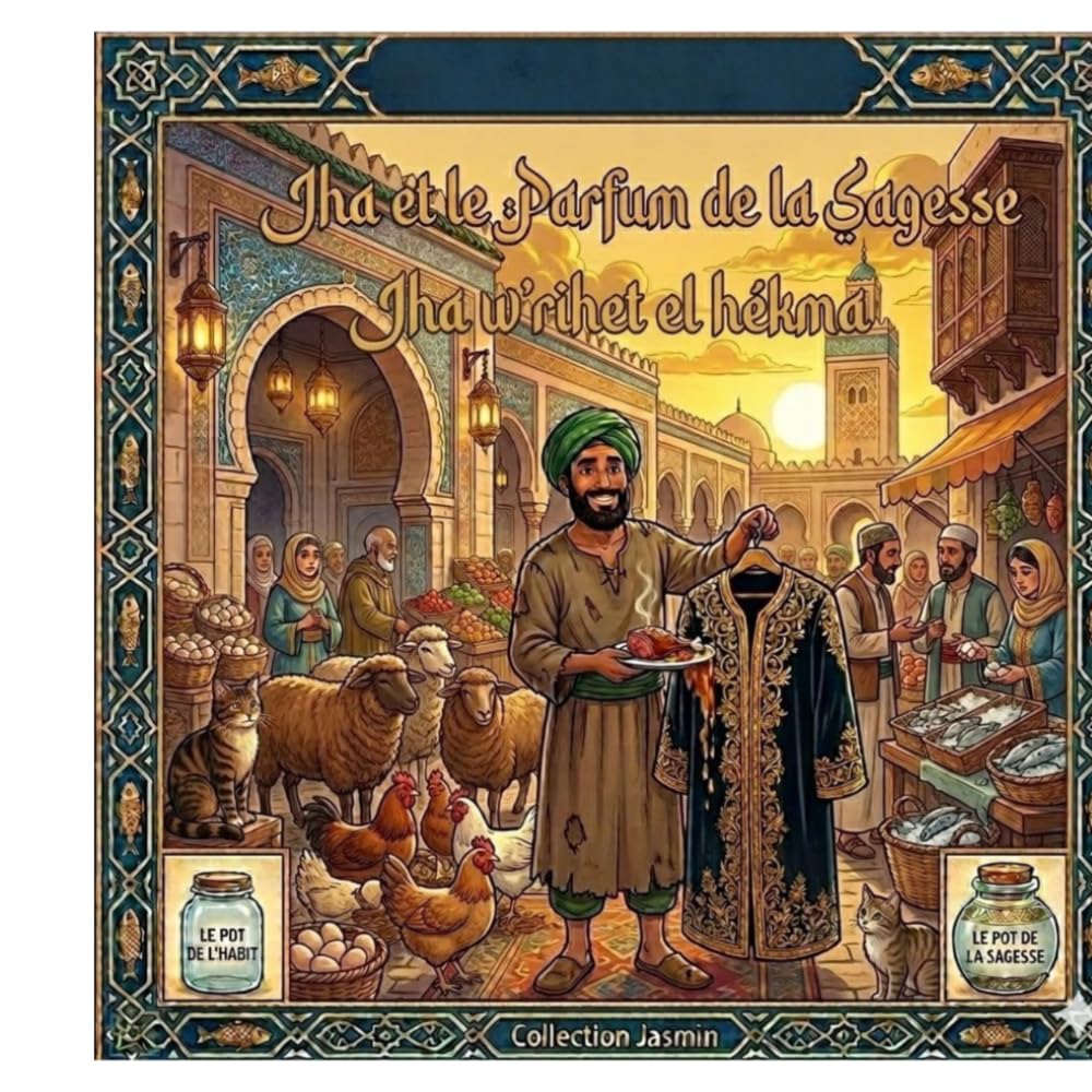 JHA ET L'ODEUR DU SAVOIR: Conte bilingue français et derja Tunisien - Une légende de Tunisie (COLLECTION JASMIN)