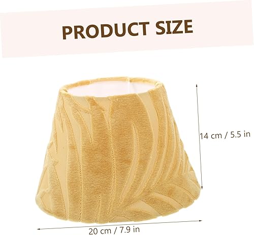 Miniatura 3 de Homoyoyo Pantalla de lámpara con borla, pantalla de mesa, pantalla festoneada, pantalla de tela rústica, pantalla de lámpara de noche, pantalla de