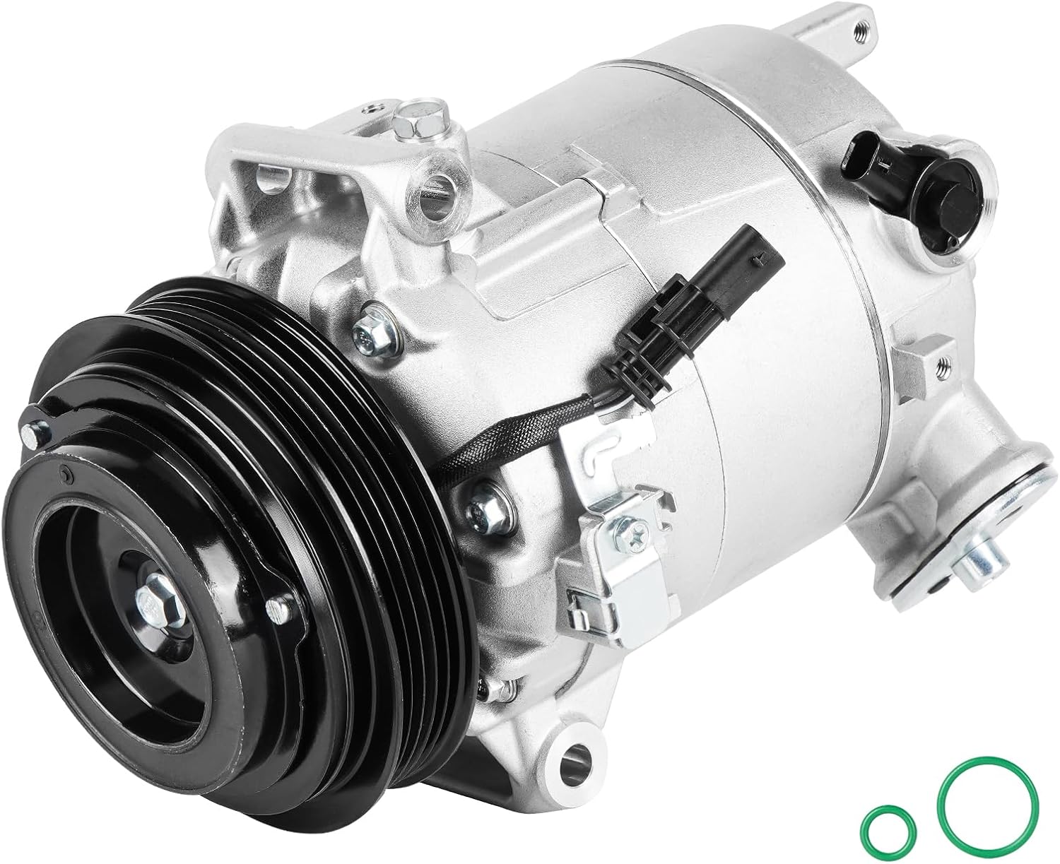AC Compressor with A/C Clutch Fit for Chevrolet Impala 2.5L 2014-2019, Malibu 2.0L 2.5 2013-2015, Malibu Limited 2.5L 2016, Fits for Buick Regal 2.0L 2.4L 2014-2017, Terrain 2.4L 2015-2017, CO 22285C