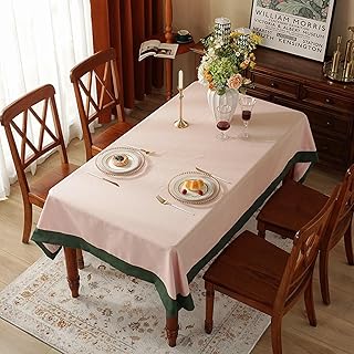 Tolldek Mantel rectangular de 90 x 140 cm, color rosa, monocolor, poliéster, mantel de terraza, exterior, fácil de limpiar, para cocina, mesa de comedor, mesa de café, fiestas