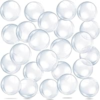Yinder 24 Pack 6 Inch Inflatable Beach Balls Clear Classic - Pool Toys, Under Sea Party Decor, Summer Beach Fun Supplies
