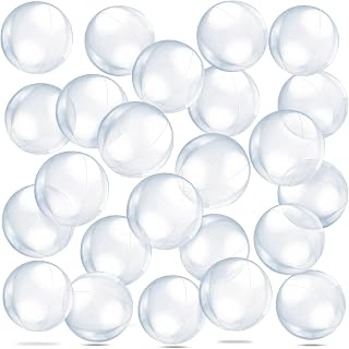 Yinder 24 Pack 6 Inch Inflatable Beach Balls Clear Classic - Pool Toys, Under Sea Party Decor, Summer Beach Fun Supplies
