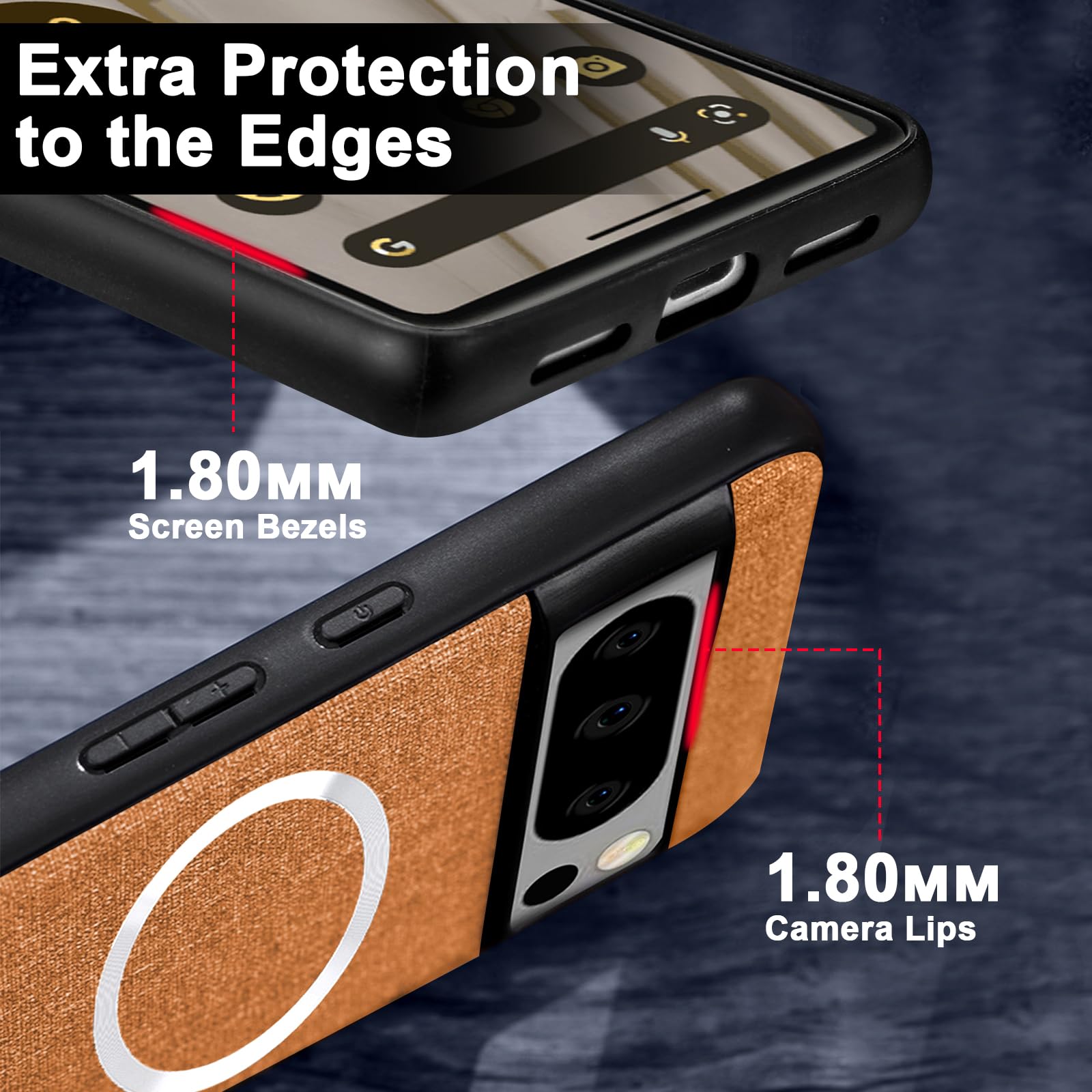Custodia Magnetica Google Pixel 10 / Pro - MagSafe Hybrid Shockproof Bianca